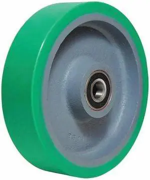ZORO SELECT 4DU70 Caster Wheel,Polyurethane,8 in.,1500 lb.