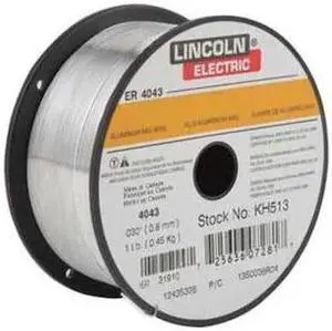 LINCOLN ELECTRIC KH513 MIG Welding Wire,4043,.030,Spool