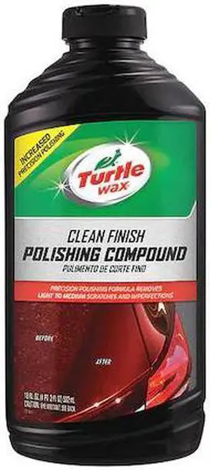 TURTLE WAX T417 Polishing Compound,Plastic Bottle,18 oz.