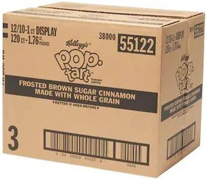 KELLOGGS 3800055122 Whole Grain Frosted Brown Sugar Cinnamon Pastry 1 Count, KELLOGGS 3800055122 Whole Grain Frosted Brown Sugar Cinnamon Pastry 1 Count,