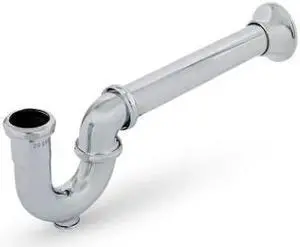EVERFLOW 12814 Utility/ Milwaukee P-Trap w/Drain Plug for Tubular Drain