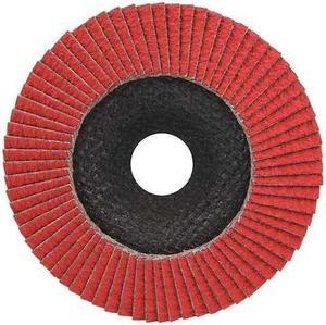 GATOR FINISHING 9720035 Mounted Flap Wheel,36 Grit,4-3/4in W,PK5