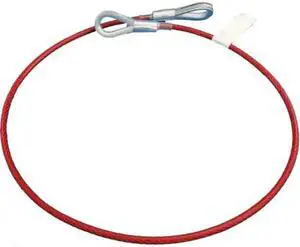 PEAKWORKS V8208003 3 Ft. Cable Anchor Sling with 2 Eye Config, 1/4" PVC Glvnzd