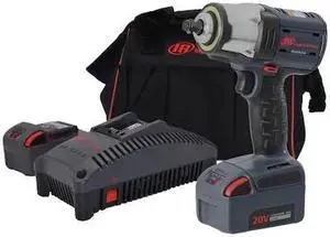 INGERSOLL-RAND W5133P-K22 Impact Wrench, 20 V DC, Square