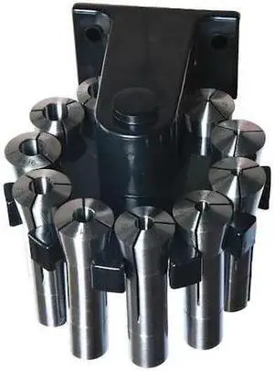 DAYTON 5PZP0 Collet Set,12 Pcs,"1/8" to 3/4" x 1/16"
