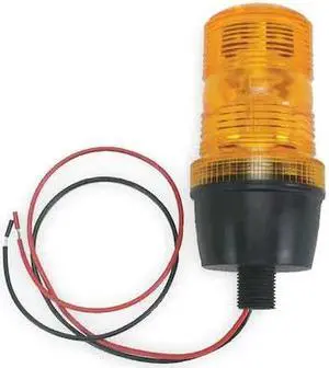 ZORO SELECT 2ERN8 Warning Light,Strobe,Amber,12 to 80VDC