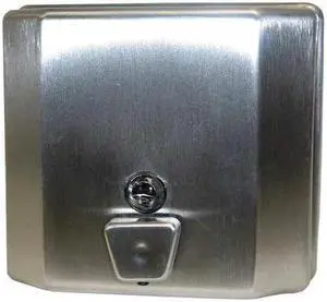 TOUGH GUY 6DMY0 Soap and Lotion Dispenser,47 oz,Silver