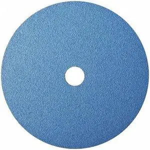 ZORO SELECT 78072775358 Fiber Disc,7",7/8" Hole Mount,Blue,PK25