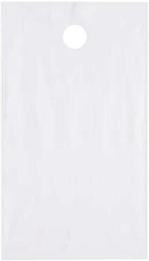 PARTNERS BRAND PBDK0916 9" x 16" Poly Bags W/Doorknob Handle, 1.5 mil, Clear,