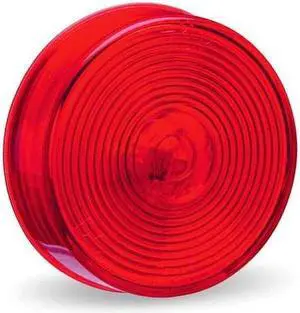 GROTE 45812 Clearance Marker Lamp:, Clearance Light, Incandescent, Round, Red,