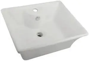 FAUCETURE EV4049 EV4049 Forte Vessel Sink, White