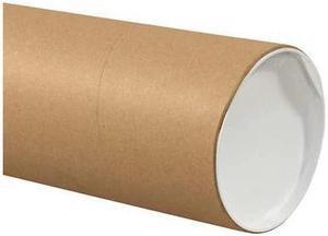PARTNERS BRAND P6060KHD Jumbo Mailing Tubes, 6" x 60", Kraft, 10/Case