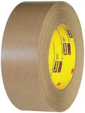SCOTCH T947251712PK 3M 2517 Flatback Tape, 6.5 Mil, 2" x 60 yds., Kraft,