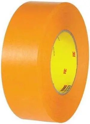 SCOTCH T94725256PK 3M 2525 Flatback Tape, 9.5 Mil, 2" x 60 yds., Orange, 6/Case