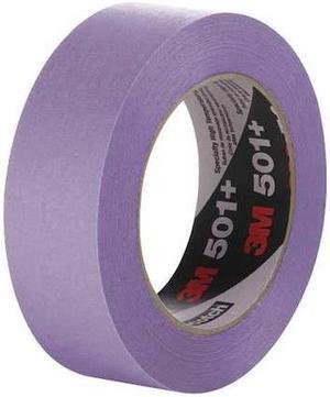 3M T93650112PK 3M 501+ Masking Tape, 7.3 Mil, 1 1/2" x 60 yds., Purple, 12/Case