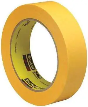 SCOTCH T945246012PK 3M 2460 Flatback Tape, 3.3 Mil, 1" x 60 yds., Gold, 12/Case