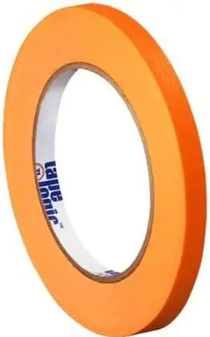 TAPE LOGIC T93100312PKD Masking Tape,1/4x60 yd.,Orange,PK12, 1/4" W x 60 yds L,