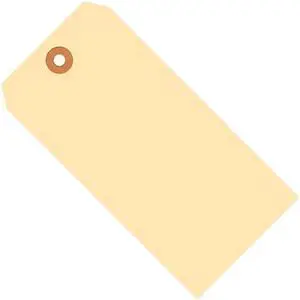 PARTNERS BRAND G10051 Shipping Tags, 13 Pt., 4 3/4" x 2 3/8", Manila, 1000/Case
