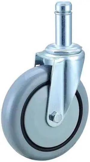 ZORO SELECT 32J932 Swivel Stem Caster,Polyurthn,5 in,300 lb