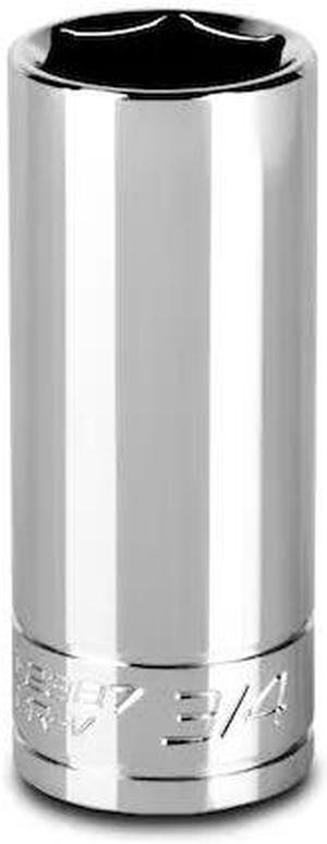 CAPRI TOOLS 1-2387 3/8 in Drive 3/4 in 6-Point SAE Deep Socket