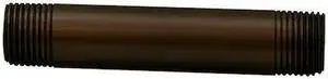 JONES STEPHENS N2306RB Oil Rubbed Bronze 1/2" x 4" Brass Nipple