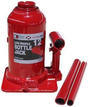 AMERICAN FORGE & FOUNDRY 3612 Bottle Jack, Manual, Super Duty, 12 Ton