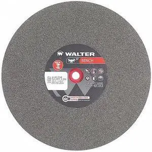 WALTER SURFACE TECHNOLOGIES 12E657 Grinding Wheel,T1 10"x1-1/4x1" 60g Fine
