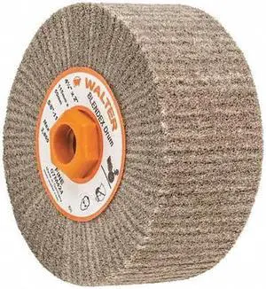 WALTER SURFACE TECHNOLOGIES 07M424 Finishing Drum,4-1/2"x2",Fine