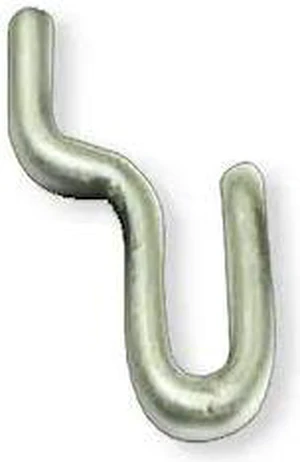 AZAR DISPLAYS 700022 Metal J Hook for Slatwall & Pegboard, PK20 AZAR DISPLAYS 700022 Metal J Hook for Slatwall & Pegboard, PK20