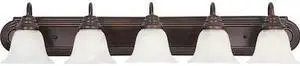 MAXIM LIGHTING 8015MROI Essentials 5-Light 36" Wide Oil Rubbed Bronze Vanity MAXIM LIGHTING 8015MROI Essentials 5-Light 36" Wide Oil Rubbed Bronze Vanity