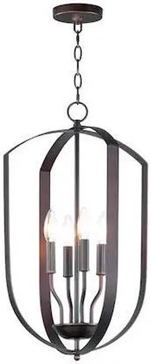 MAXIM 10034OI Provident 4-Light 14.5" Wide Oil Rubbed Bronze Chandelier