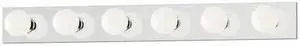 MAXIM 4456PC Essentials 6-Light 36" Wide Polished Chrome Vanity Light