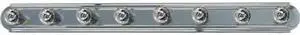 MAXIM 7128SN Essentials 8-Light 48" Wide Satin Nickel Vanity Light
