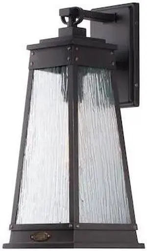 MAXIM 3044RPOLB Schooner 1-Light 7" Wide Olde Brass Outdoor Wall Sconce