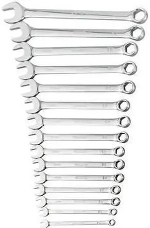 STEELMAN 78533 15-Piece Metric 6-Point Combination Wrench Set