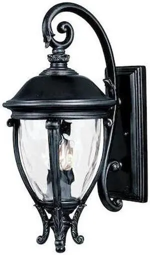 MAXIM LIGHTING 41425WGBK Camden VX 3-Light 11" Wide Black Outdoor Wall Sconce MAXIM LIGHTING 41425WGBK Camden VX 3-Light 11" Wide Black Outdoor Wall Sconce