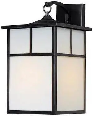MAXIM 4054WTBK Coldwater 1-Light 9" Wide Black Outdoor Wall Sconce