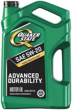 QUAKER STATE 550044965 Engine Oil, 5W-20, Conventional, 5 Qt., Advanced