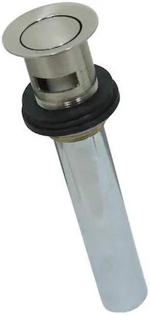 KINGSTON BRASS KB8108 Brass, Bathroom Sink Drain, Push Pop-Up Drain with