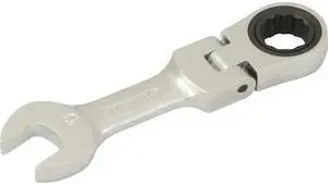 DYNAMIC D076313 Tools 13mm Stubby Flex Head Ratcheting Wrench