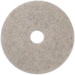 AMERICO 402019 Combo Burnishing Pads, 19" Diameter, Tan, PK5