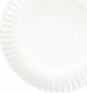 ZORO SELECT E30200 Paper,Plate,Round,6",White,PK1000