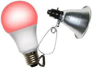 MIRACLE LED 602282 Clamp Lamp Grow Fixture & Red Spectrum LED Grow Light