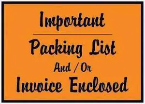 TAPE LOGIC PL4 Tape Logic "Important Packing List And/Or Invoice Enclosed"