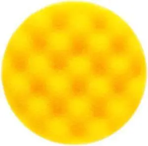 MIRKA MPADYF-3.25WB Foam Polishing Pad 3.25X1 Yellow Waffle, PK20