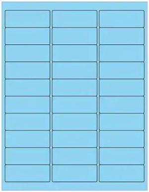 TAPE LOGIC LL173BE Tape Logic Rectangle Laser Labels, 2 5/8" x 1", Pastel Blue,