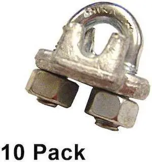 US CARGO CONTROL GDFWRC12-10PK 1/2" Galvanized Drop Forged Wire Rope Clips (10