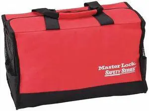 MASTER LOCK 1458 Lockout Pouch,Red