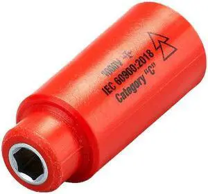 ITL 07202 1/4 in Drive Insulated Socket 13/64 in, 5 mm