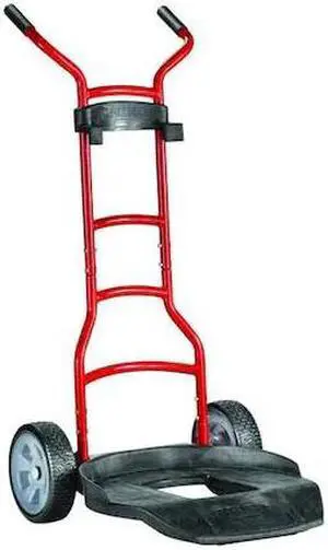 RUBBERMAID COMMERCIAL 1997410 Container Dolly, 1 Max. Container, Red